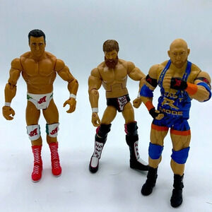 Lot of 3 WWE Wrestling Figures 6” tall